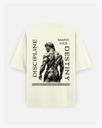 Discipline Shapes Your Destiny Oversized Tee