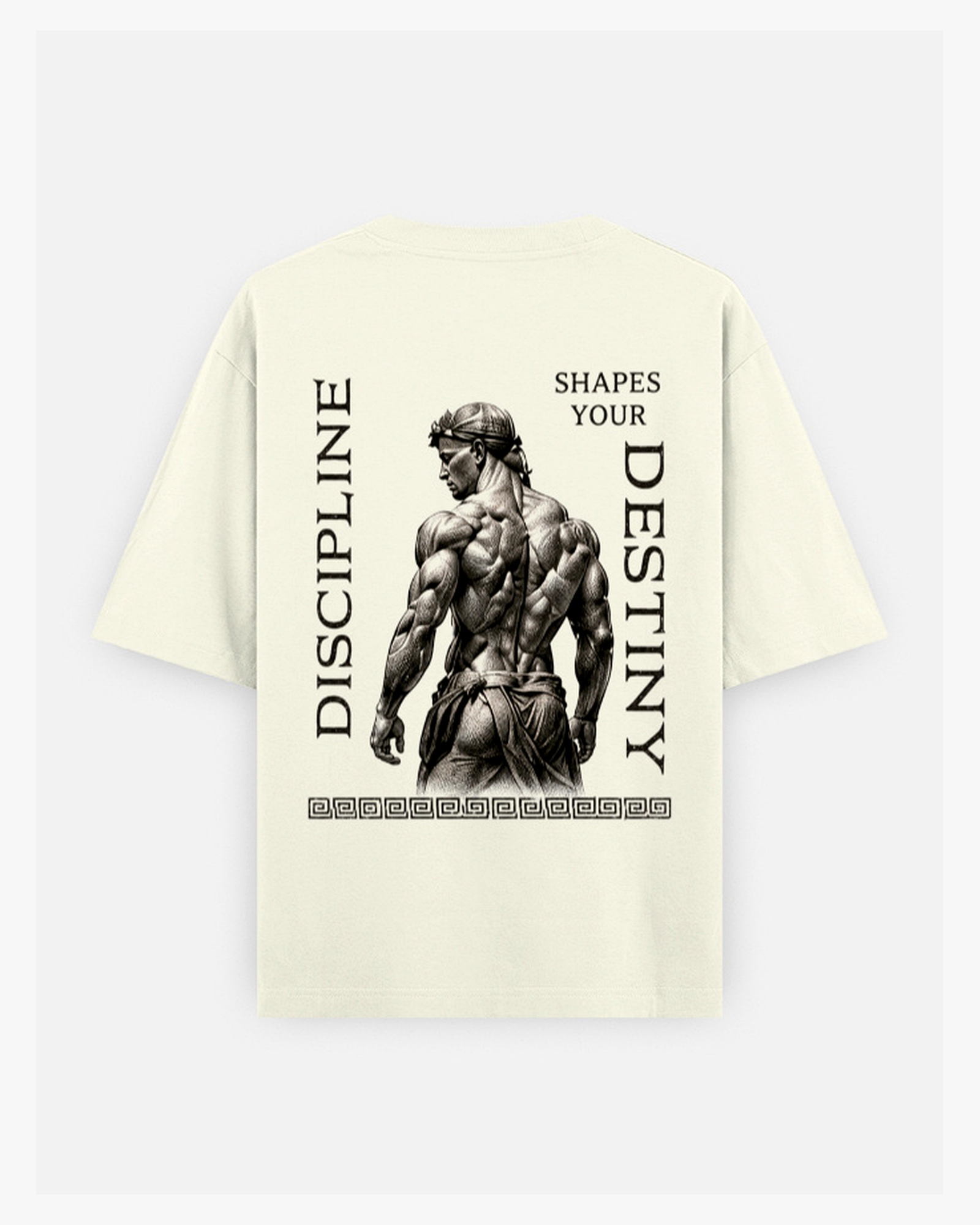 Discipline Shapes Your Destiny Oversized Tee
