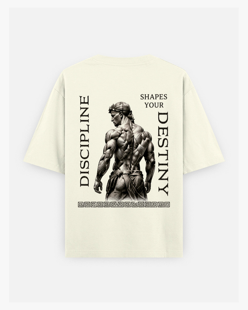 Discipline Shapes Your Destiny Oversized Tee