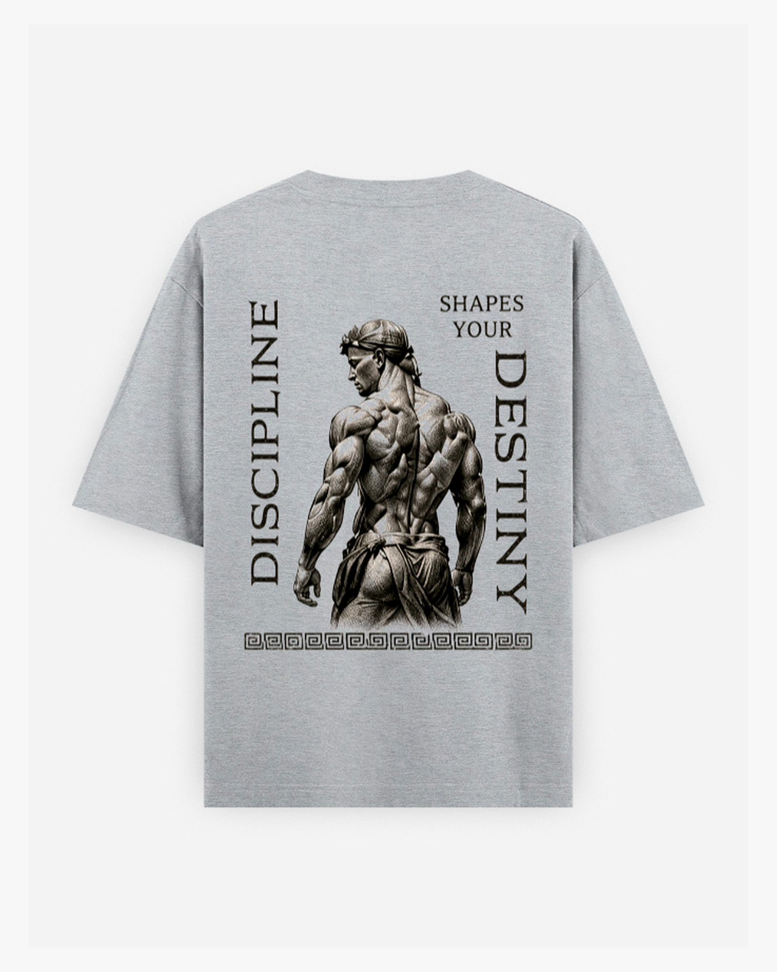 Discipline Shapes Your Destiny Oversized Tee