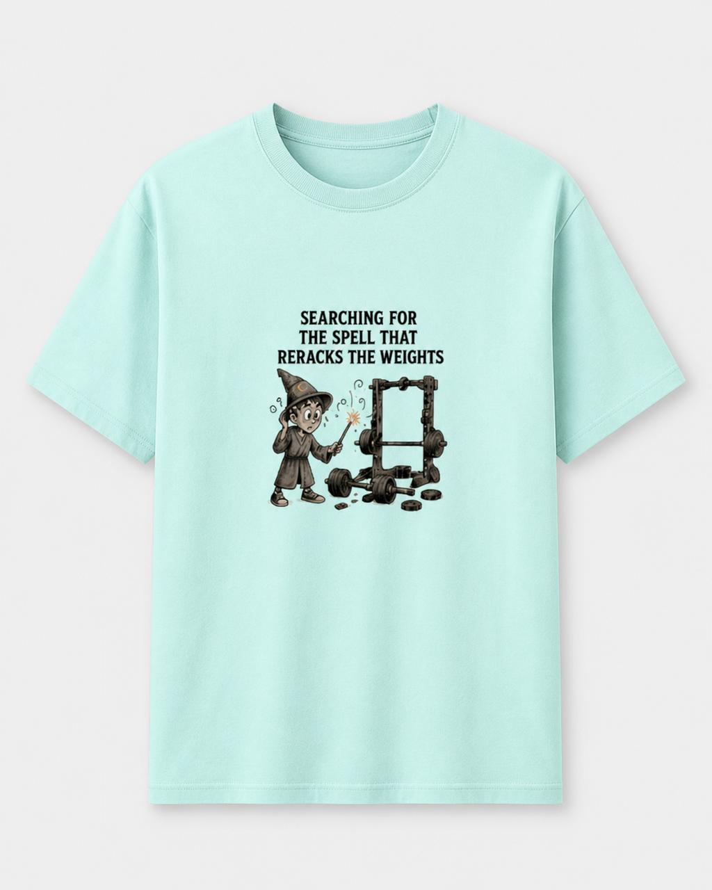 Searching for the Spell That Reracks the Weights Tee