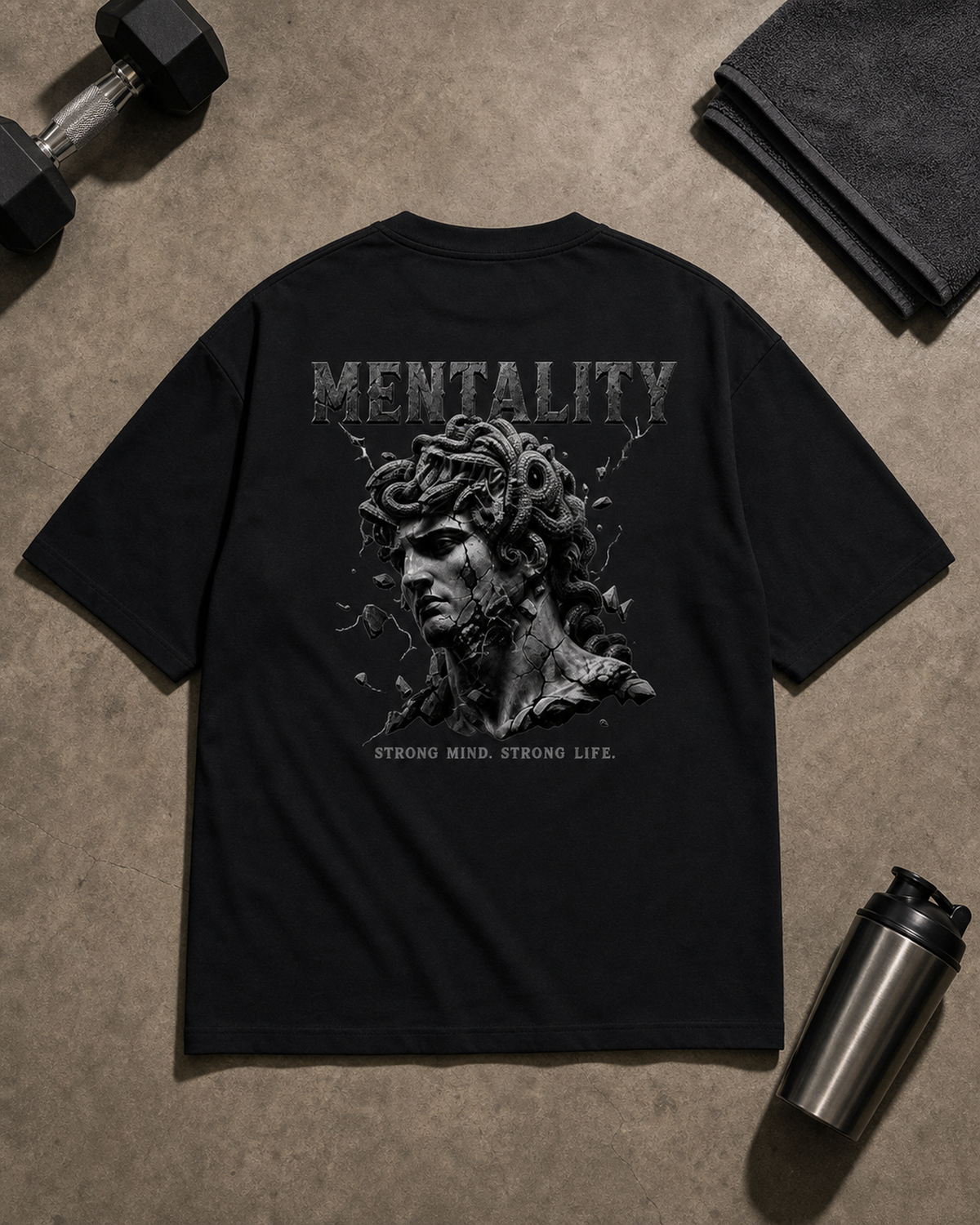 Mentality — Strong Mind, Strong Life Oversized Tee