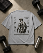Discipline Shapes Your Destiny Oversized Tee