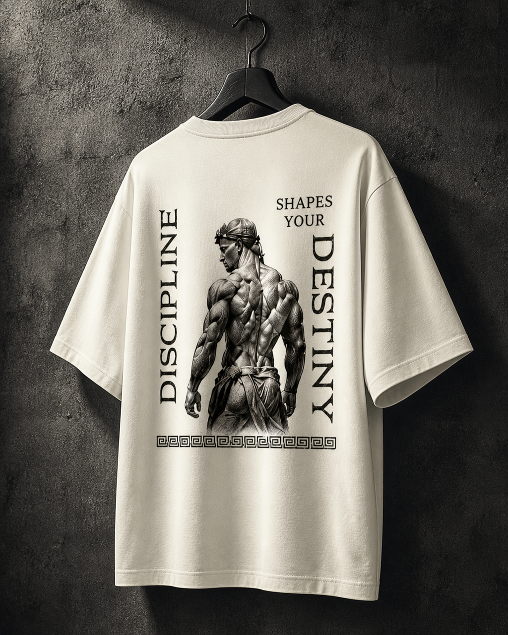 Discipline Shapes Your Destiny Oversized Tee