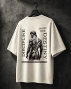 Discipline Shapes Your Destiny Oversized Tee