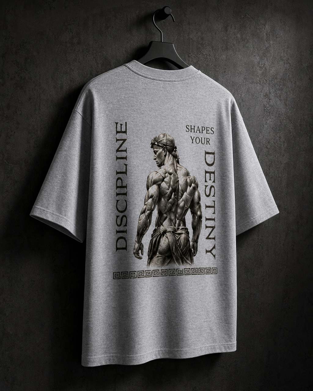 Discipline Shapes Your Destiny Oversized Tee