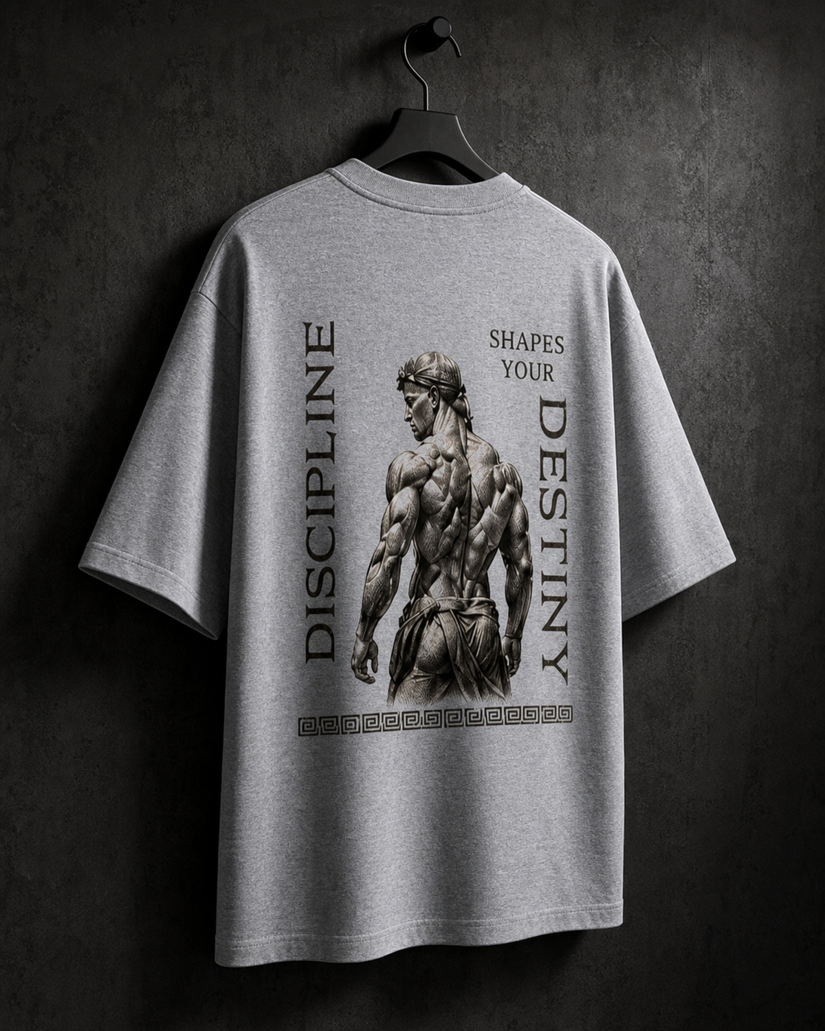 Discipline Shapes Your Destiny Oversized Tee