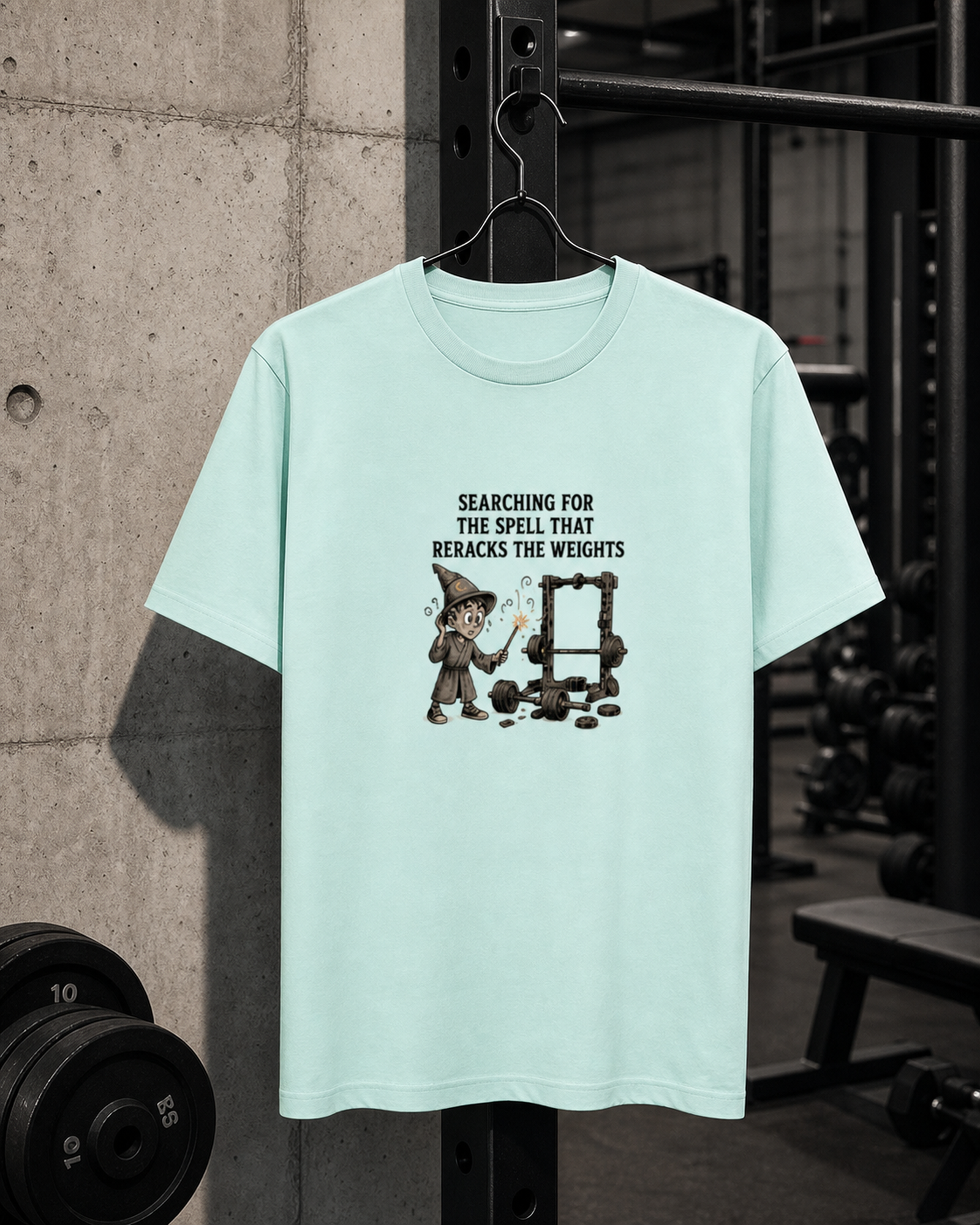 Searching for the Spell That Reracks the Weights Tee