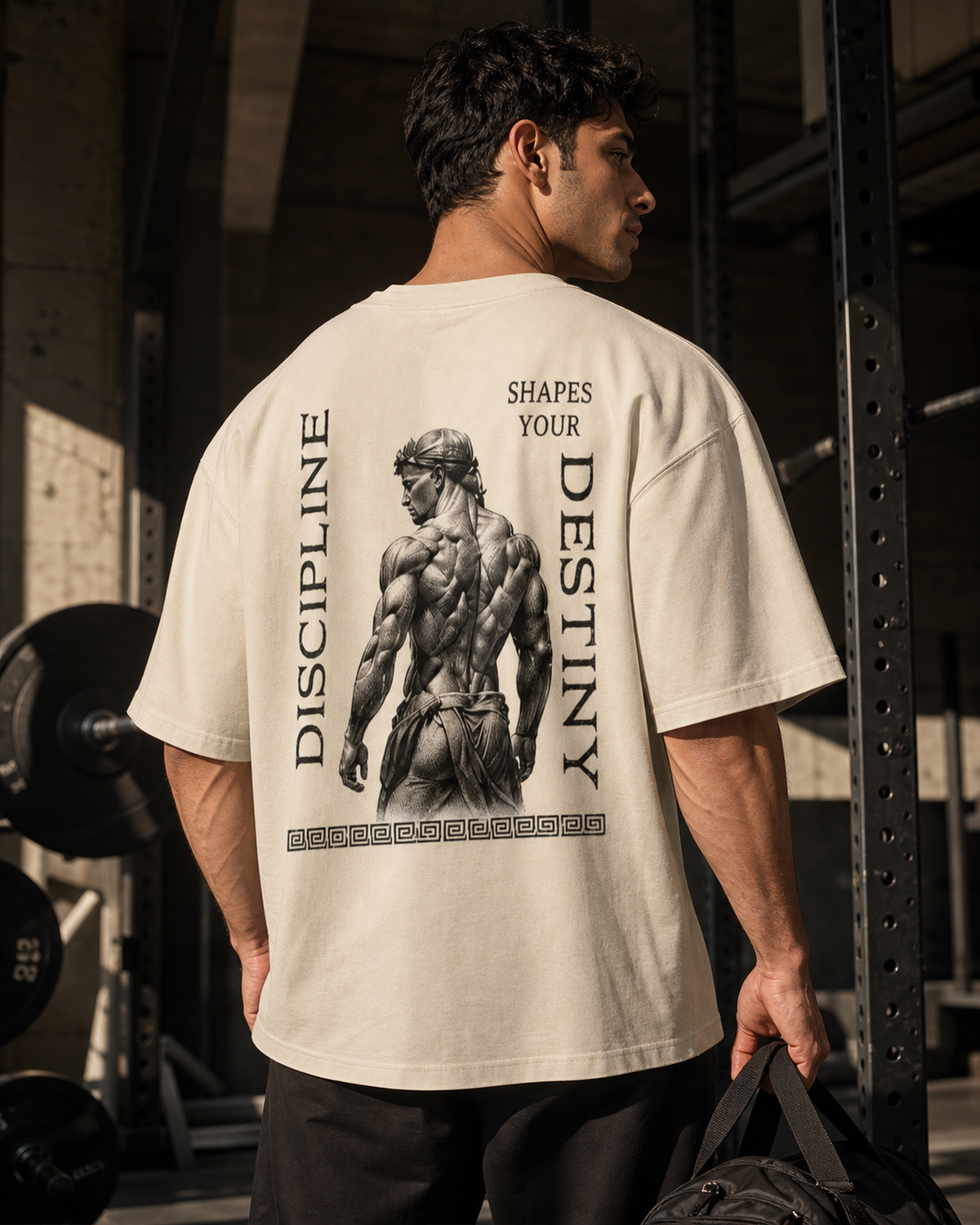 Discipline Shapes Your Destiny Oversized Tee