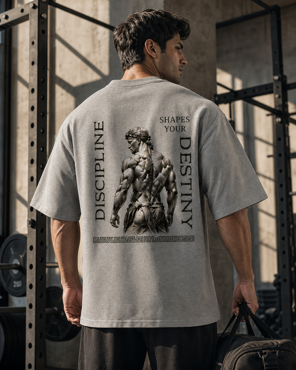 Discipline Shapes Your Destiny Oversized Tee