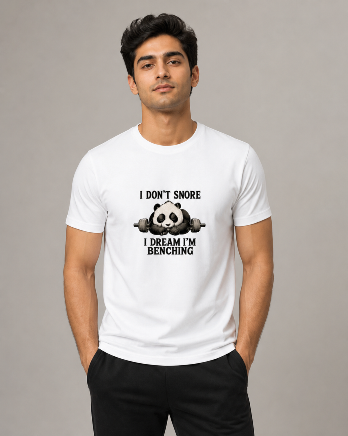 I Don’t Snore, I Dream I’m Benching Tee