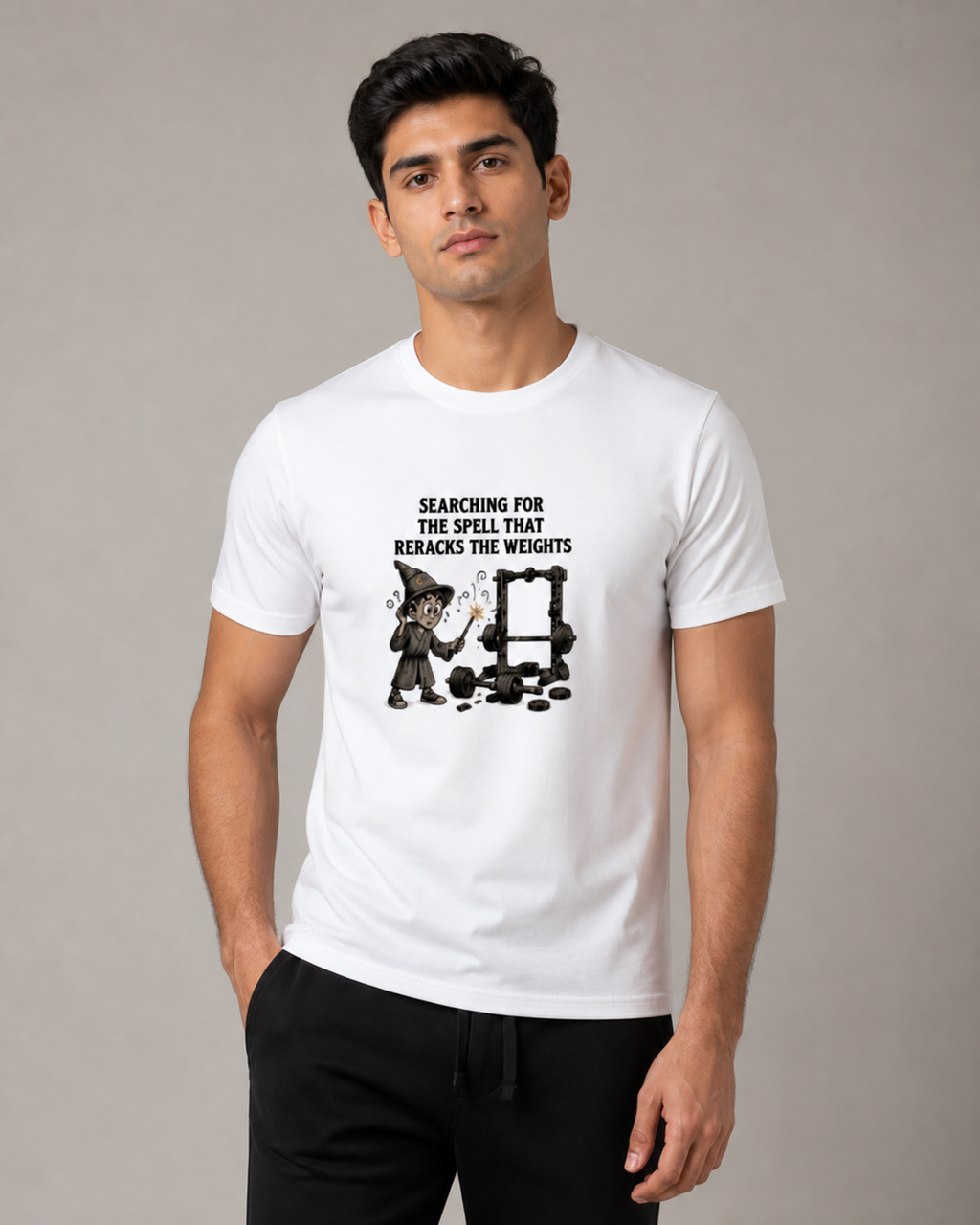 Searching for the Spell That Reracks the Weights Tee