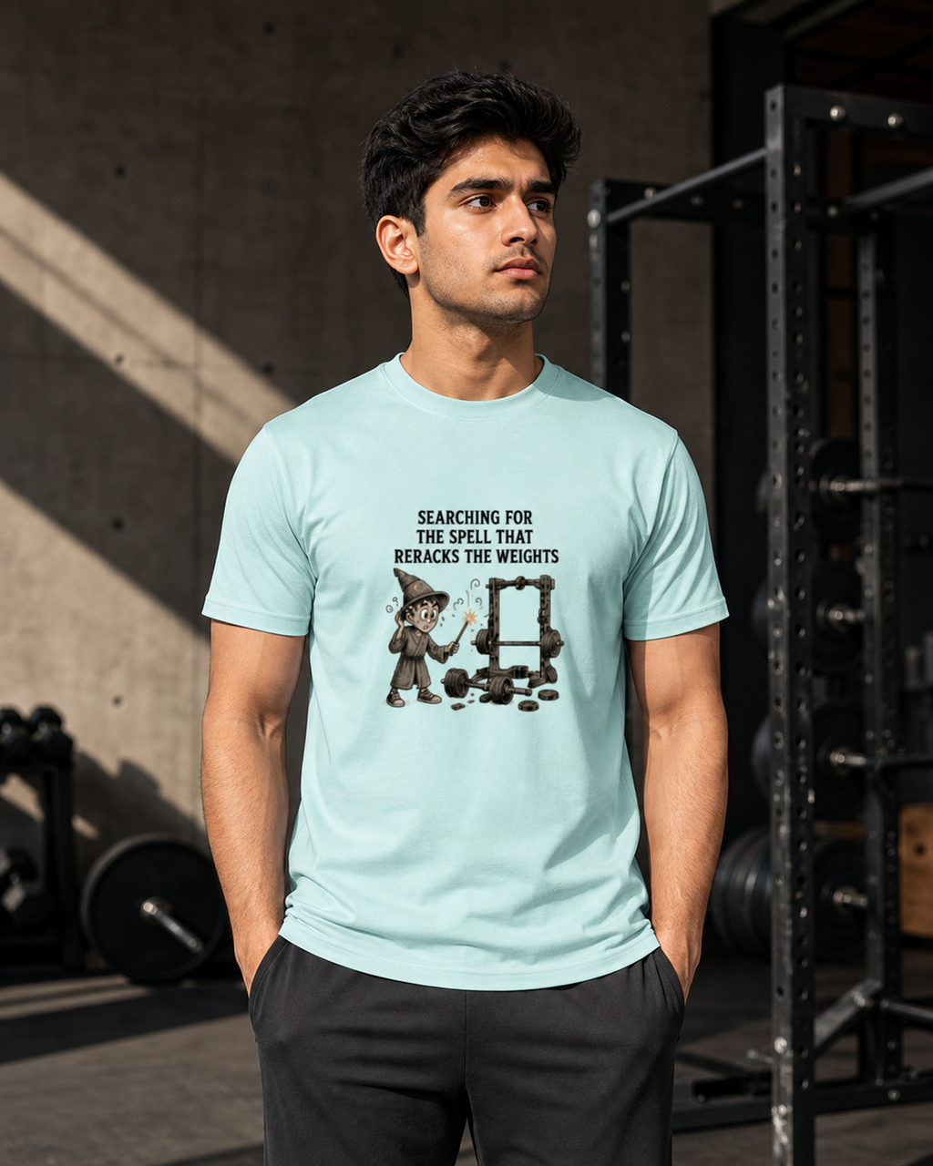 Searching for the Spell That Reracks the Weights Tee