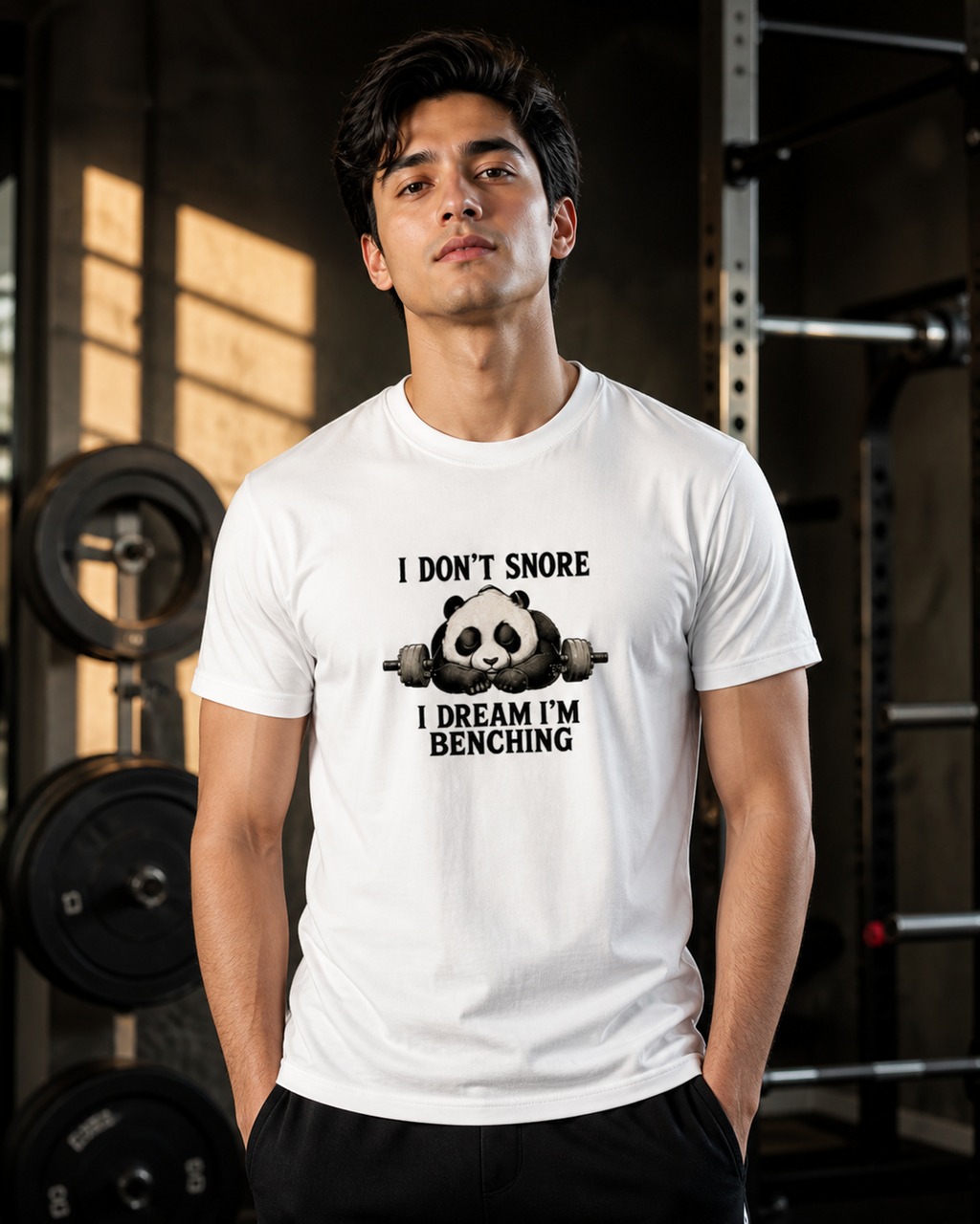 I Don’t Snore, I Dream I’m Benching Tee