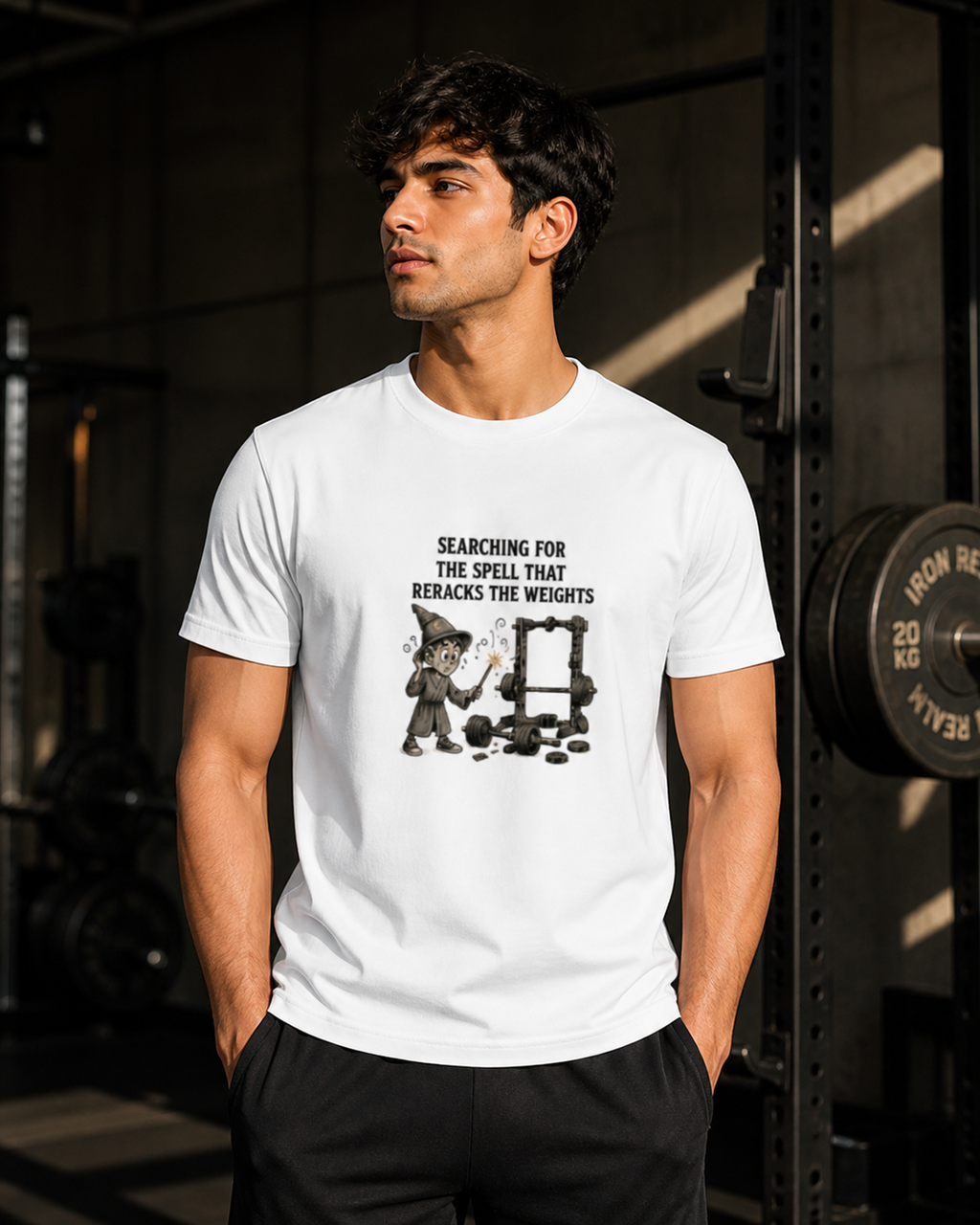 Searching for the Spell That Reracks the Weights Tee